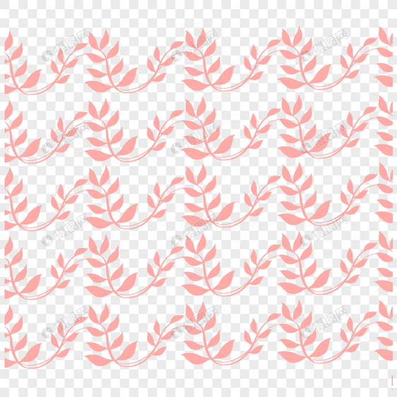 粉色植物底纹图片
