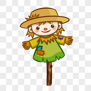 稻草人图片素材