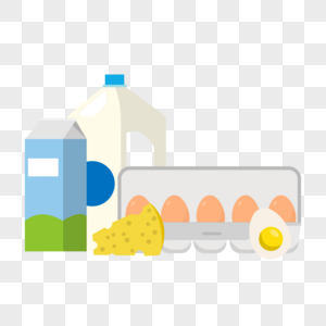 蛋奶制品饮食均衡高清图片