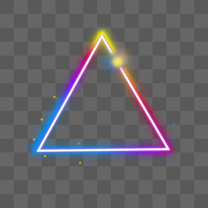 三角形光效三角形科技背景高清图片