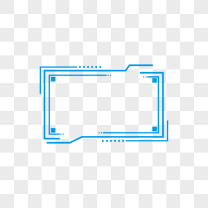 几何科技感边框图片