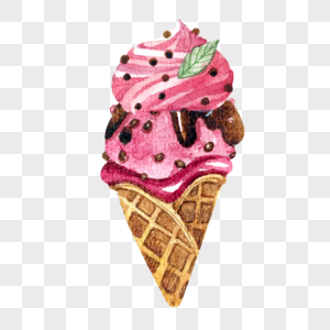 夏季冰淇淋装饰素材图案图片素材