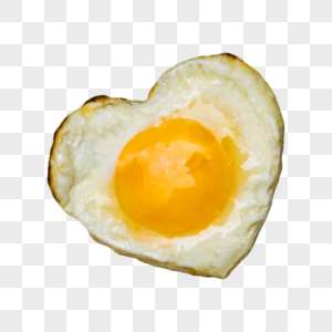 美味早餐心形鸡蛋图片