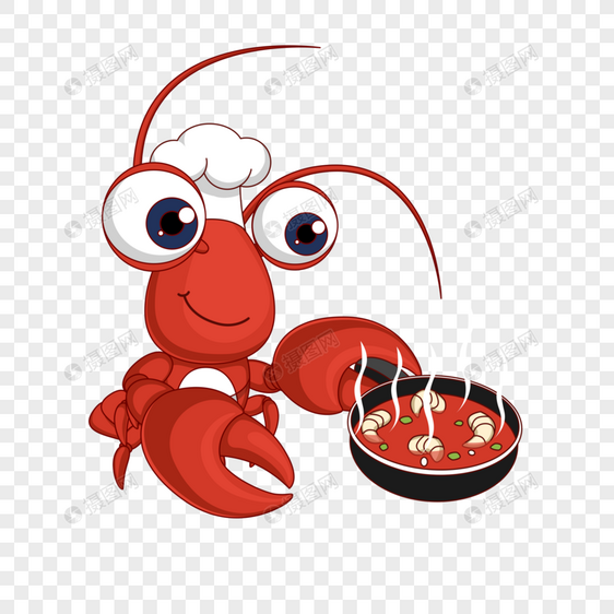 厨师龙虾图片