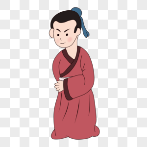 卡通古代人物全身图片
