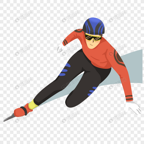 短道速滑选手图片