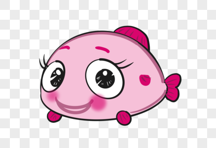 粉色的鱼图片素材