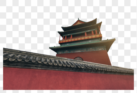 北京古代建筑鼓楼图片