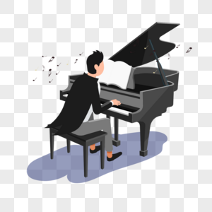钢琴家音乐钢琴家高清图片
