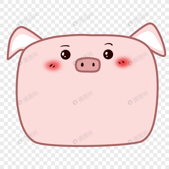 猪边框图片