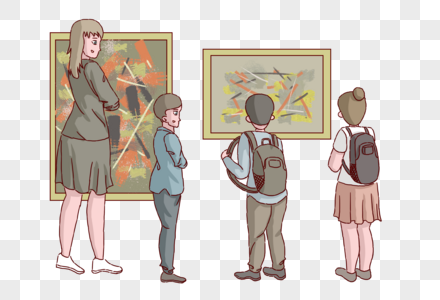 世界博物馆日老师带学生参观博物馆图片