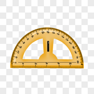 生活学习中小事量角器素材