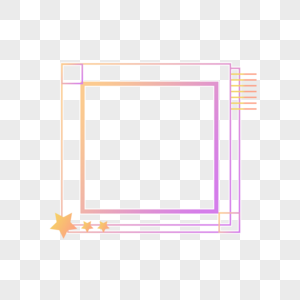 多彩简约边框图片