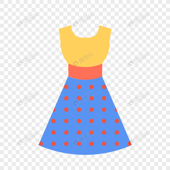 裙子免抠矢量插画素材图片