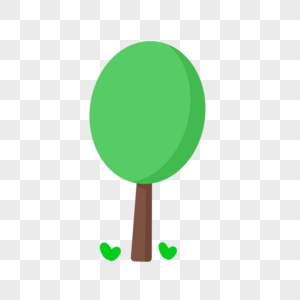 翠绿的树木图片