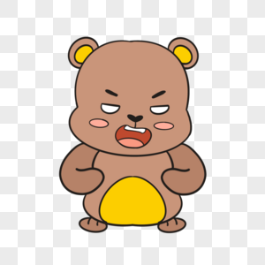 愤怒表情卡通图片