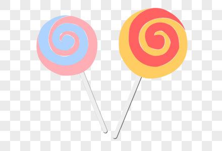 六一儿童节彩色棒棒糖元素图片