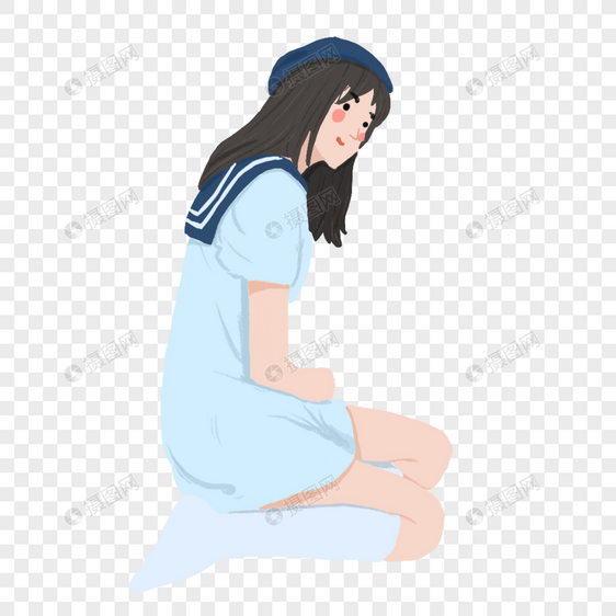 jk服饰女孩图片