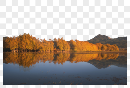 双湖之镜图片