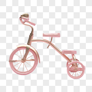 粉色单车图片