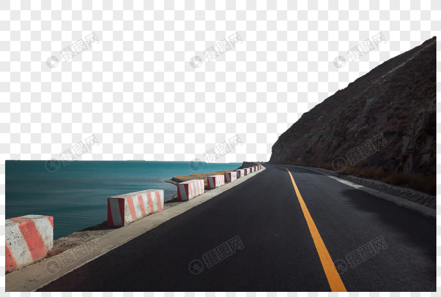 青藏线的道路元素素材下载 正版素材 摄图网