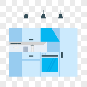 整体式厨房家用电器整体式高清图片