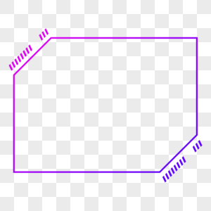 酷炫科技渐变边框图片