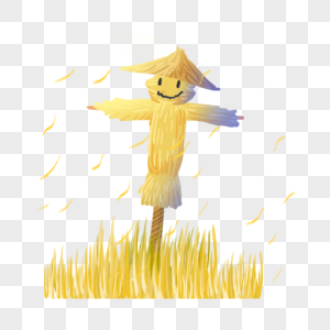 稻草人图片素材