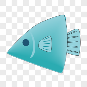 世界海洋日鱼类装饰图片
