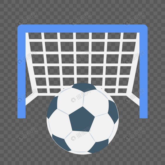 足球图标免抠矢量插画素材图片