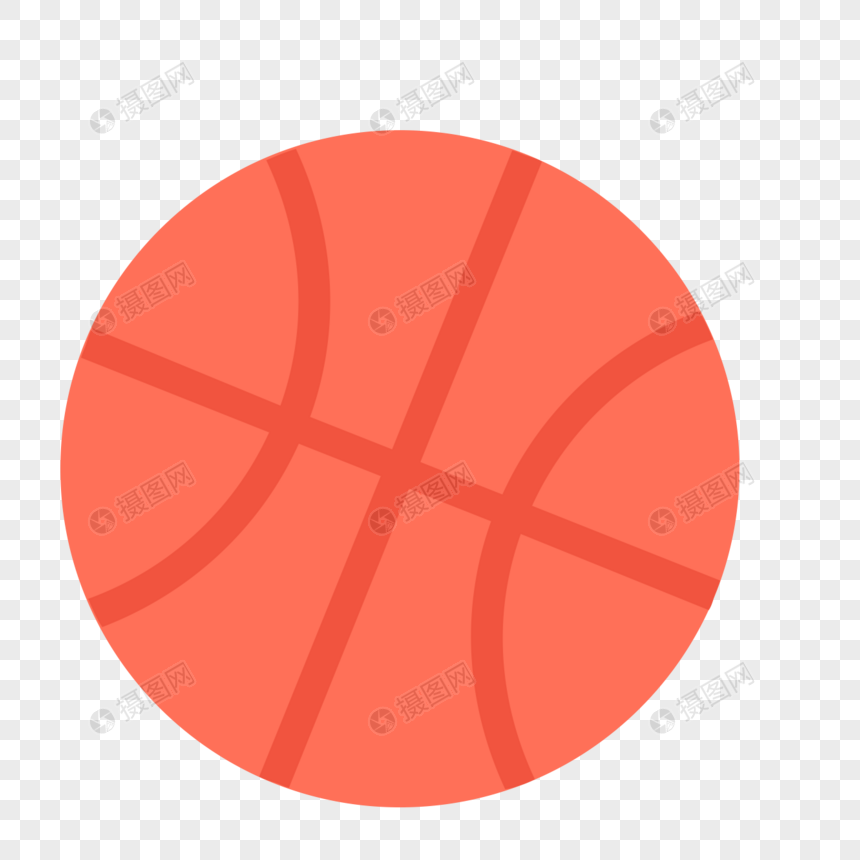 篮球图标免抠矢量插画素材图片