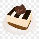 love蛋糕情人节蛋糕巧克力蛋糕图片