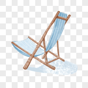 夏日沙滩椅图片