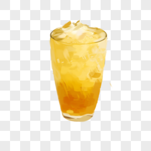 橙汁冷饮图片