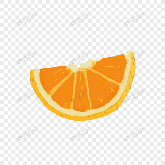 一块橙子图片