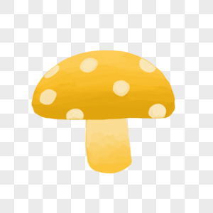 黄色蘑菇黄色香菇高清图片
