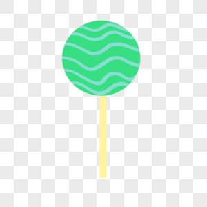 绿色棒棒糖图片