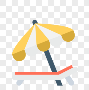 遮阳伞图标免抠矢量插画素材图片