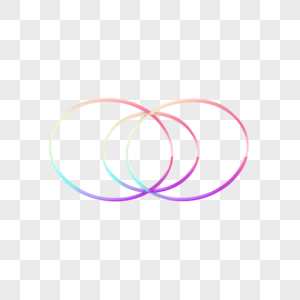 渐变圆环环形线条边框高清图片浅色渐变高清图片渐变色几何圆形高清