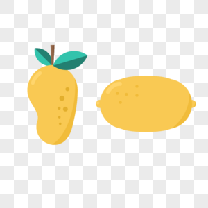 水果芒果图标免抠矢量插画素材图片