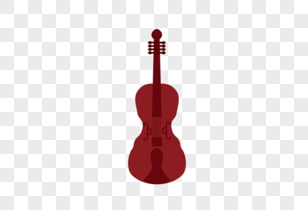 AI矢量图卡通可爱音乐节元素乐器小提琴图片