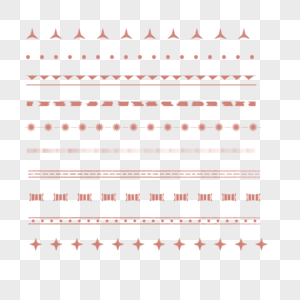 分割线星星圆点装饰高清图片