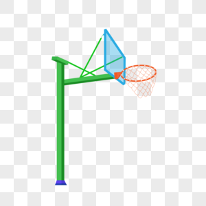 篮球架矢量图图片