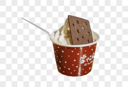 日本白色恋人冰淇淋高清图片