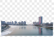 海河上的天津眼图片