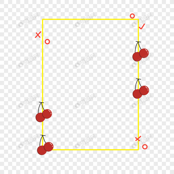 樱桃边框图片