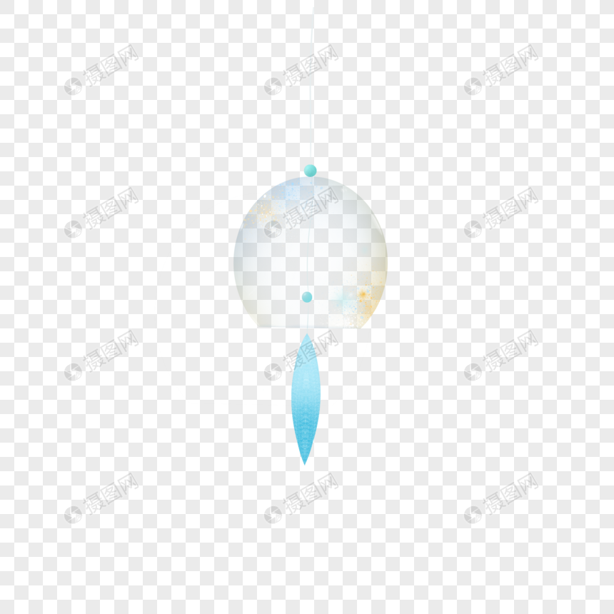 风铃元素素材下载 正版素材 摄图网