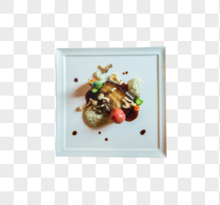 蘑菇青菜美食图片
