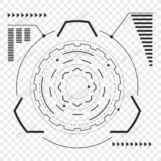 创意卡通科技插图图片