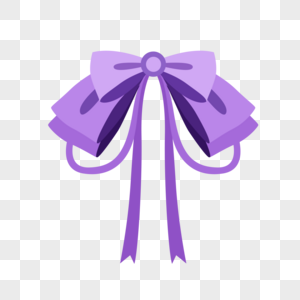 紫色发饰紫色的礼物高清图片